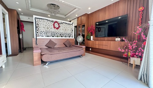 Deluxe Apartment, 1 Queen Bed, Balcony, Sea View