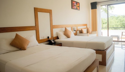 Deluxe Quadruple Room, Balcony, Mountain View