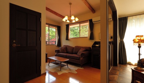 [C room]2F, Western Style Double Room with Private Open-air Bath, Non Smoking