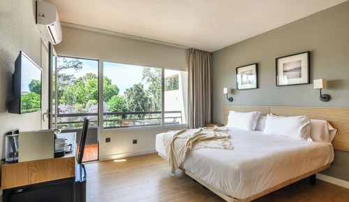 Double Room, Balcony, Garden View
