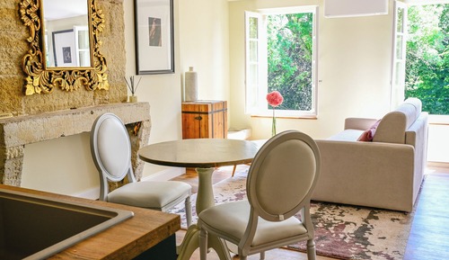 Deluxe Studio, 1 King Bed with Sofa bed, Kitchenette, Garden Area