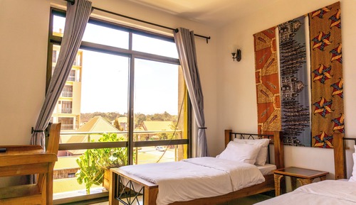 Standard Twin Room, Balcony, City View
