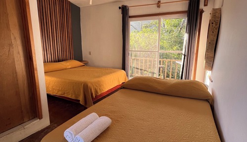 Family Quadruple Room, 2 Queen Beds, Balcony