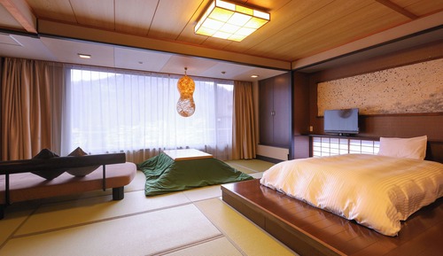 [Non-smoking] Standard Japanese-style bed twin capacity for 2 people Indoor bath available