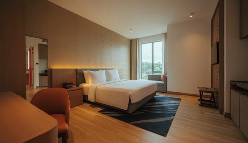 Deluxe Room, 1 King Bed, Mountain View