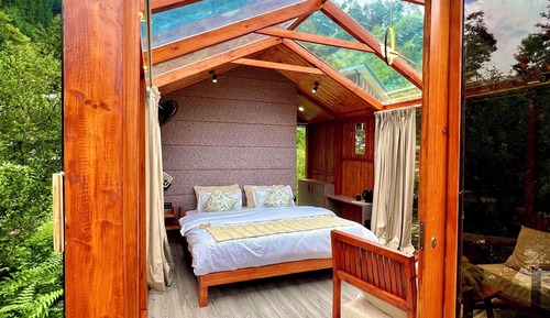 Luxury Cabin, Mountain View