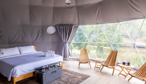 Family Tent, Multiple Beds, Hot Tub