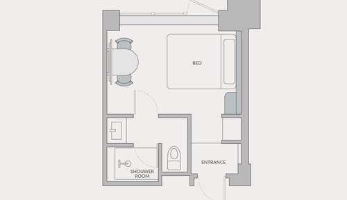 Queen shower room, Non Smoking