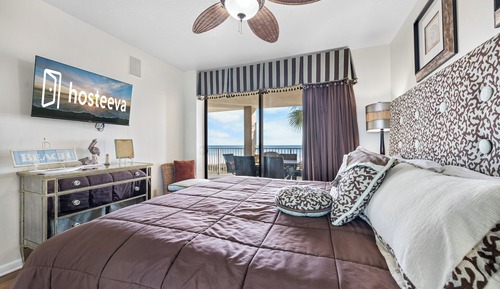 Comfort Condo, Balcony, Beach View