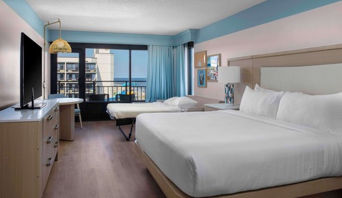 Room, 1 King Bed with Sofa bed, Partial Ocean View
