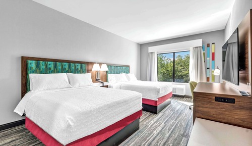Room, 2 Queen Beds, Refrigerator & Microwave