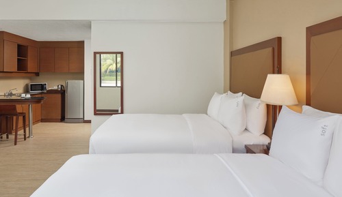 Suite, 2 Queen Beds, Balcony (Pool Access)