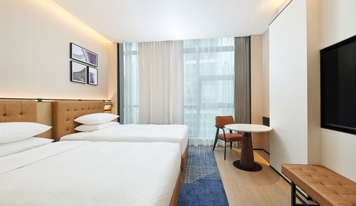 Room, 2 Double Beds, Lake View