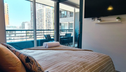 Superior Quadruple Room, 1 Double Bed with Sofa bed, Balcony, City View