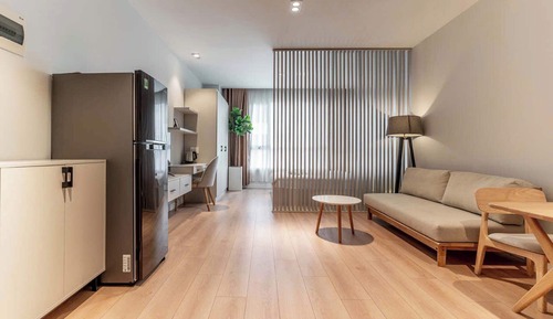 Deluxe Apartment, 1 King Bed, Kitchen, City View