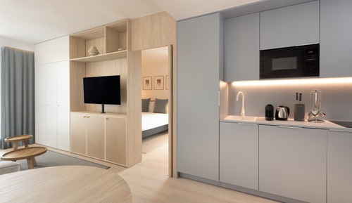Suite, 1 Bedroom, Kitchen