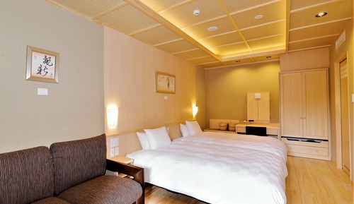 open-air bath Western-style twin room