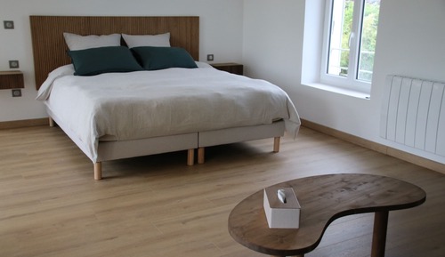 Family Room, 1 King Bed with Sofa bed, Terrace, Pool View (Omaha Beach)