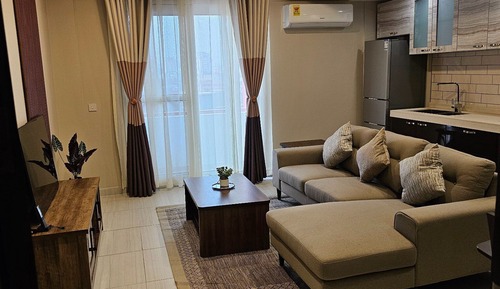Executive Apartment, 2 Double Beds, City View