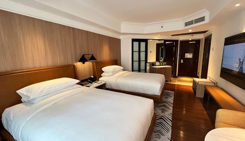 Deluxe Room, 2 Double Beds, Non Smoking, Garden View