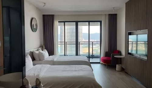 Room, 2 Twin Beds, Non Smoking, Sea View