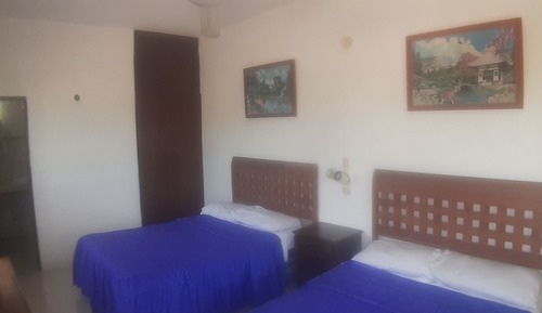 Junior Room, 2 Double Beds, Beach View