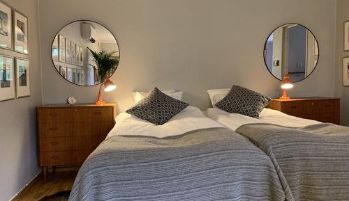 Cabin, 2 Twin Beds, Ensuite, Garden Area