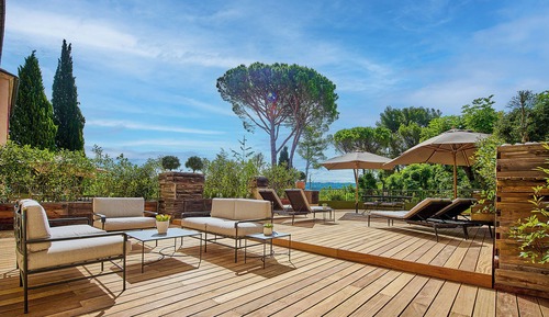 Junior Suite, Terrace, Garden View