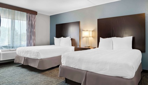 Suite, 2 Queen Beds, Non Smoking, Fireplace
