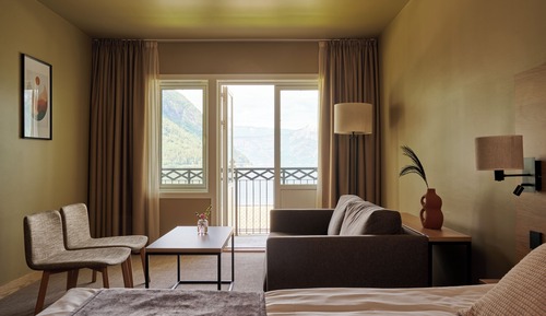 Deluxe Double or Twin Room, Balcony (Fjord View)