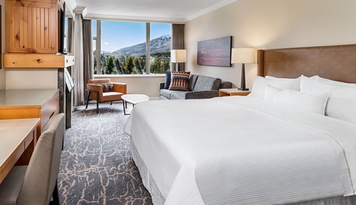 Studio Suite, 1 Queen Bed with Sofa bed, Fireplace, Mountain View (Fireplace)