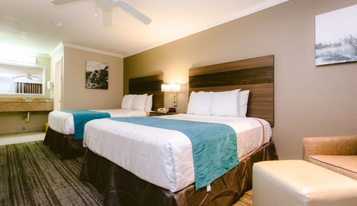 Standard Room, 2 Queen Beds, Smoking, Refrigerator & Microwave