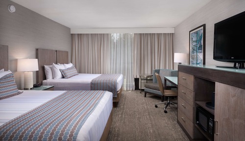 Standard Room, 2 Queen Beds, Refrigerator & Microwave, Ocean View (Pet Friendly)