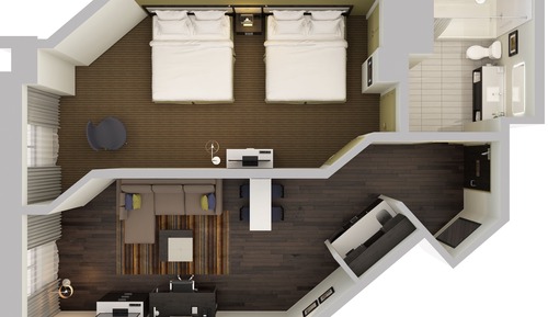 Suite, 2 Queen Beds