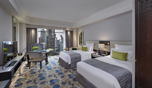 Club Room, 2 Twin Beds (Twin Towers View)