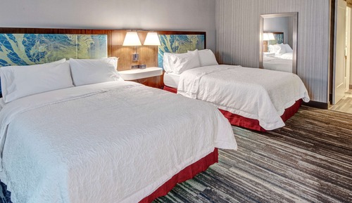 Room, 2 Queen Beds, Accessible, Roll in Shower