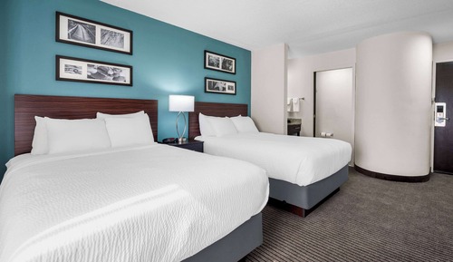 Double Room, 2 Double Beds, Non Smoking