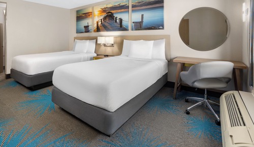 Double Room, 2 Double Beds, Smoking