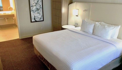 Suite, 1 King Bed, Accessible (Mobility Roll in Shower One Bedroom)