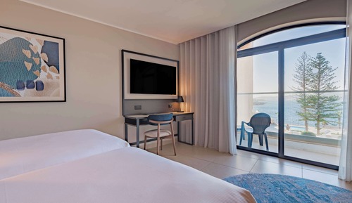 Superior Room, Multiple Beds, Sea View