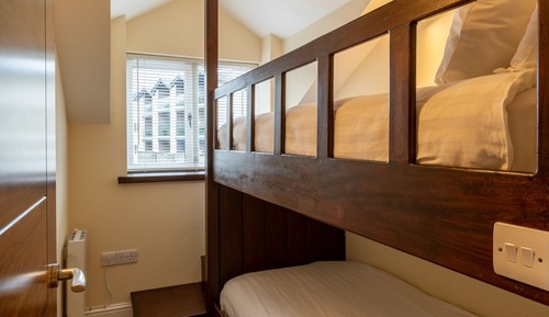 Two Bedroom First Floor Apartment on Two Levels with Built in Beds