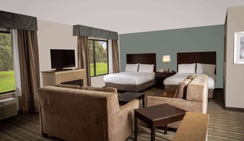 Suite, 2 Queen Beds, Accessible, Non Smoking (Mobility, Roll-in Shower)
