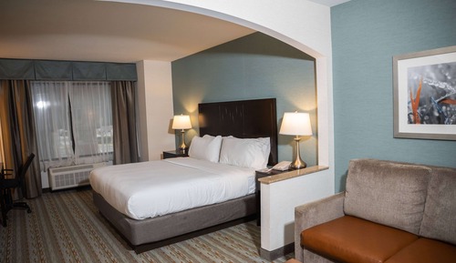 Suite, 1 King Bed with Sofa bed, Accessible, Non Smoking (Mobility, Bathtub W/grab Bars)
