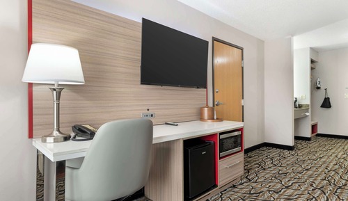 Standard Room, 2 Queen Beds, Non Smoking, Refrigerator & Microwave