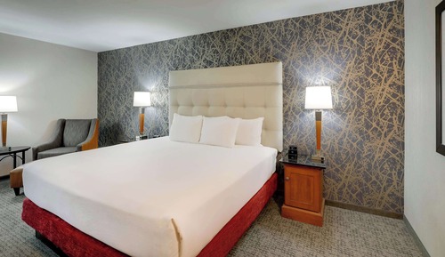 Deluxe Room, 1 King Bed, Refrigerator & Microwave (Upper Floor)