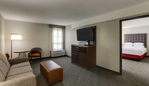 Suite, 2 Queen Beds, Accessible, Refrigerator & Microwave (Sofabed, Roll In Shower)