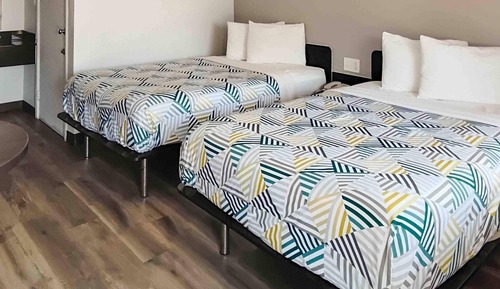 Deluxe Room, 2 Double Beds, Non Smoking, Refrigerator & Microwave