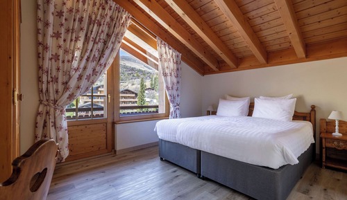 Deluxe Apartment, 2 Bedrooms, Balcony, Valley View (Penthouse Petit Combin)