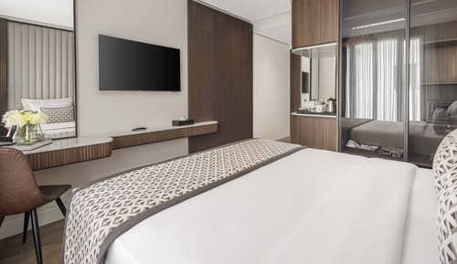 Deluxe Double Room, Partial Sea View