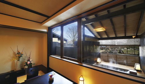 Deluxe Semi Western-Style Room with Open-Air Bath (Type-B)(Check-in by 6PM / Dinner until 7:30PM)